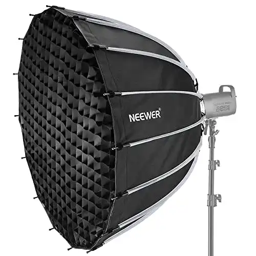 Neewer 120 cm Parabolic Softbox für Aufsteckblitz