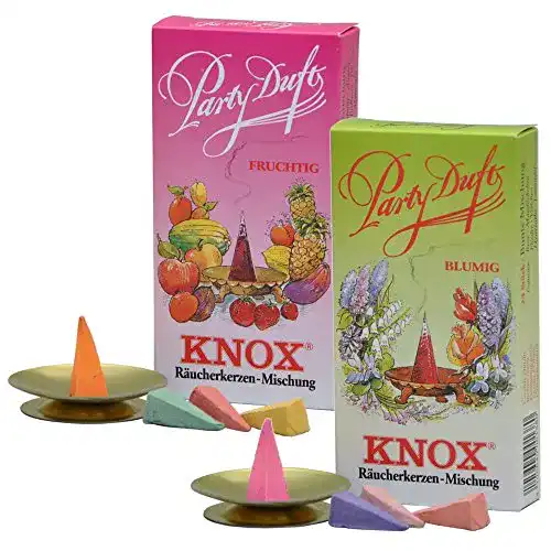 Knox Räucherkerzen Set mit blumigen und fruchtigen Düften
