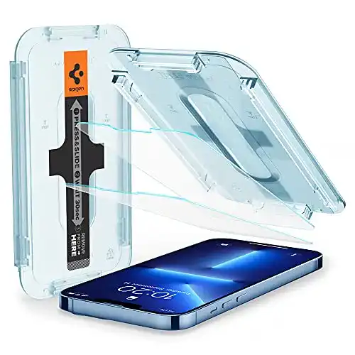 Panzerglas für iPhone 13 Pro Max von Spigen – Glas.tR EZ Fit Schutzfolie