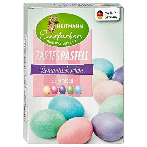 Heitmann Eierfarben in zarten Pastelltönen, 42,5 g