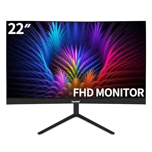 22 Zoll Gawfolk PC Monitor mit 100Hz Bildwiederholrate
