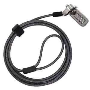 Laptopschloss Caleqi Notebook Lock mit Kabel und Passwortschutz