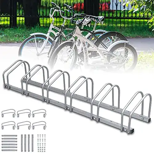 Fahrrad-Abstellständer Randaco für 6 Fahrräder, platzsparend und robust