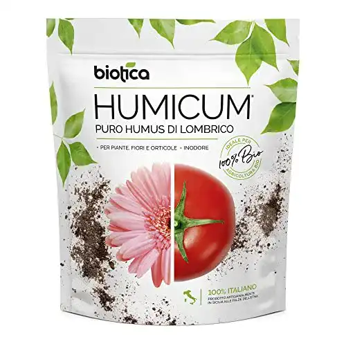 Wurmhumus Biotica Humicum 6 Liter Wurmkompost für Pflanzen