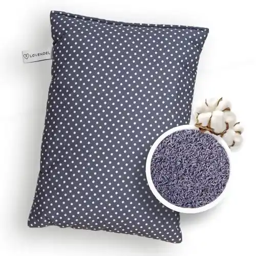 Lavendelkissen zum Schlafen 20×30 cm – Beruhigendes Duftkissen
