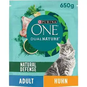 Purina One Dual Nature Trockenfutter für Katzen mit Huhn und Spirulina