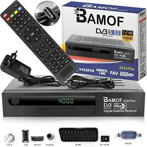 HD-Sat-Receiver Hd-Line Bamof 2225 PRO für Digitalen Satellitenempfang