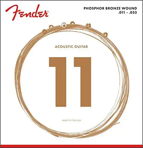 Fender HN144456 Westerngitarre Saiten aus Phosphorbronze