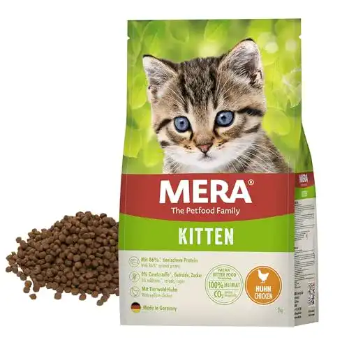 Mera Katzenfutter für Kitten Huhn (2kg) – Trockenfutter ohne Getreide