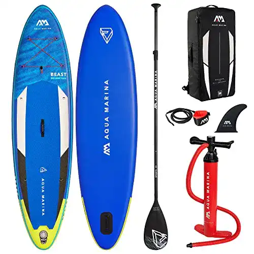 Aqua Marina AM Stand Up Paddle Board 10’6″ aufblasbar im Set