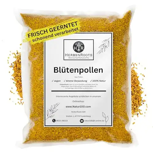 Blütenpollen 500g von HerbsnRoots – Kräutertee Naturprodukt