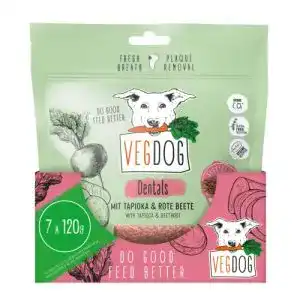 Dental-Sticks für Hunde von Vegdog Vegane Kausticks zur Zahnpflege