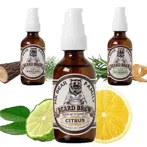 Bartwuchsmittel Mr Bear Family Bartöl für Herren – Citrus