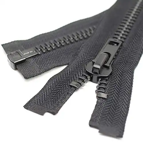Yahoga Reißverschluss 70 cm #10 Metall teilbar für Mantel und Jacke