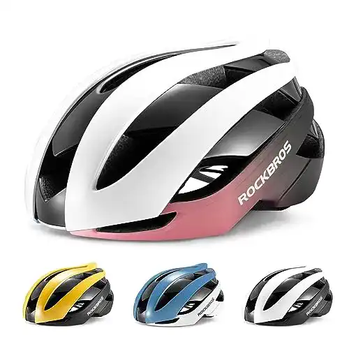 Rockbros Fahrradhelm Rennradhelm Leichter Radhelm M/L 55-61 cm