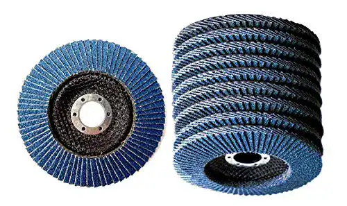Fächerscheiben Set 125 mm Mastiff mit 10 Keramik Zirkon Schleifscheiben