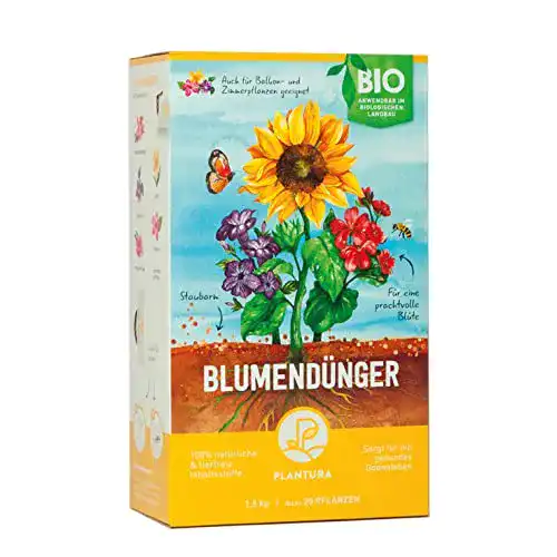 Plantura Bio Blumendünger mit 3 Monaten Langzeitwirkung 1,5 kg