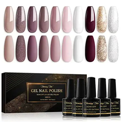 Gel-Nagellack Shining She UV Nagellack in 10 Farben