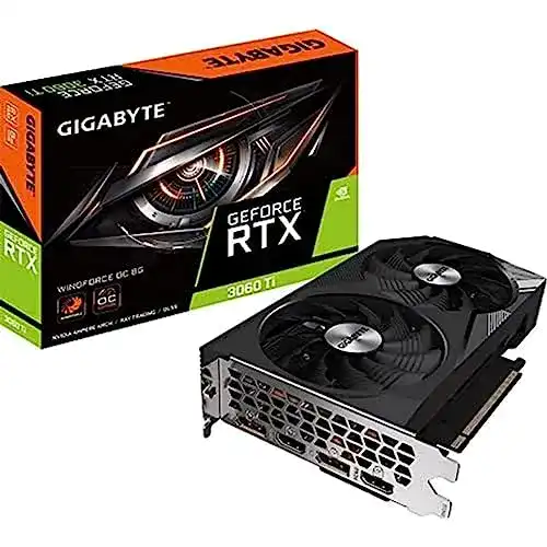 GeForce RTX 3060 Ti Gigabyte Grafikkarte Windforce OC 8G NVIDIA 8 GB