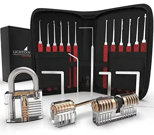 Lockpicking-Set Meistergut XXL Profi-Set für Anfänger und Profis