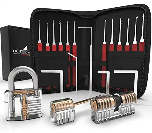 Lockpicking-Set Meistergut XXL Profi-Set für Anfänger und Profis