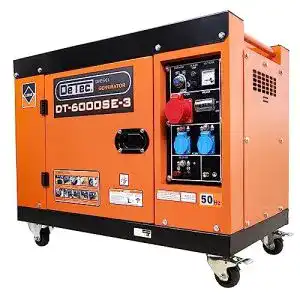 Dieselgenerator DeTec 3 Phasen 5500 Watt für Notstromversorgung