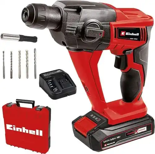 Akku-Bohrhammer Einhell TE-HD 18 Li Kit mit 2,5 Ah Akku