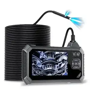 Maylatte Dual Lens Endoskopkamera 10m mit 1080P HD und 4,3 Zoll IPS Bildschirm