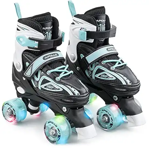 Rollschuhe Apollo Super Quad X Pro für Kinder, verstellbar und sicher