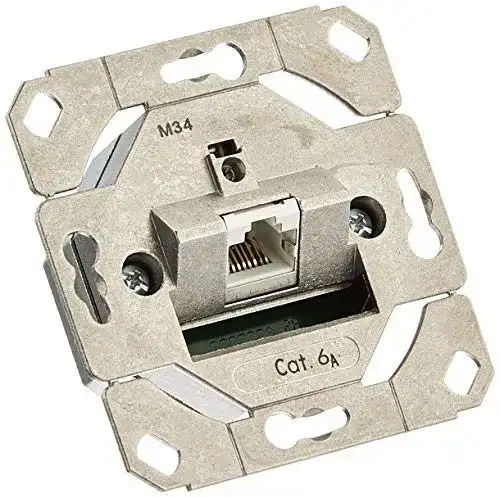 Netzwerkdose Gira 245100 1-fach Cat.6A für IEEE 802.3an