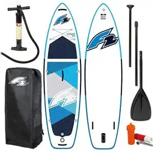 F2 SUP Strato Stand Up Paddle Board aufblasbar in Turquoise mit Zubehör