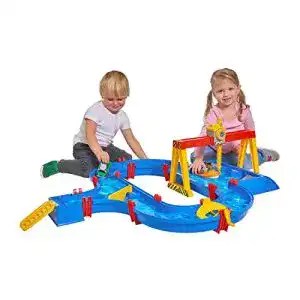 AquaPlay ContainerPort – Interaktive Wasserbahn mit Kranarm