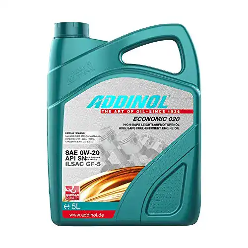 Motoröl 0W-20 Addinol Economic 5 Liter Vollsynthetisches Motorenöl