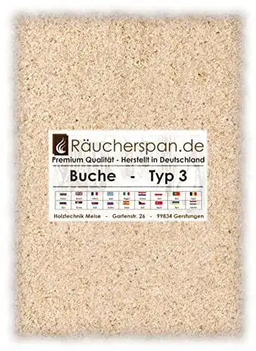 Räucherchips aus Buche 2 kg für Sparbrand und Kaltrauchgenerator