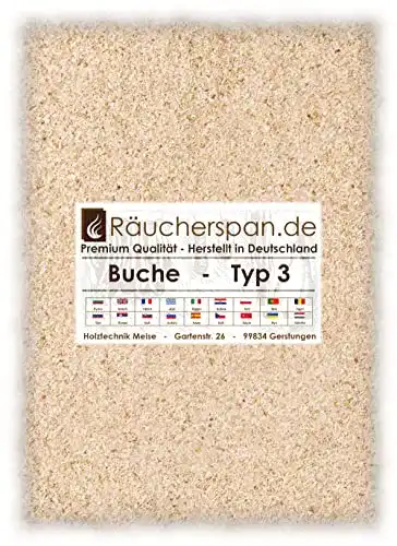 Räucherchips aus Buche 2 kg für Sparbrand und Kaltrauchgenerator