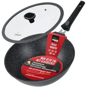 Pfanne mit Deckel Stoneline Imagination Plus Wok 30 cm