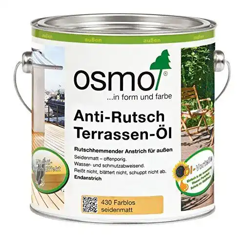 Osmo 430D Terrassenöl, transparent, 2,5 l, anti-rutsch