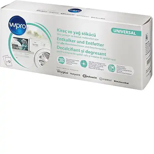Wpro DES124 Waschmaschinen-Entkalker – 3in1 Profi-Entkalker