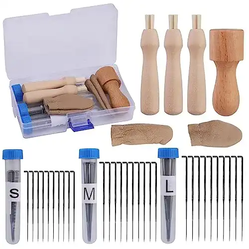 Filznadeln Kamaika Nadelfilz-Set mit 3 Nadelgrößen und Zubehör