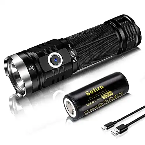 Sofirn SP33 V3.0 LED Taschenlampe mit aufladbarem Akku