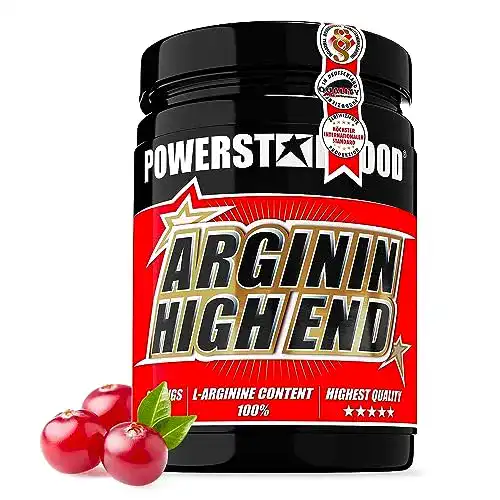 L-Arginin-Pulver von Powerstar Food – Hochdosiert und Vegan