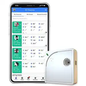 WLAN-Thermometer Ubibot WS1 – Temperatur- und Feuchtigkeitsmessgerät