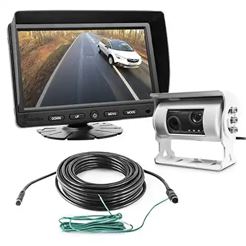 Rückfahrkamera Carmedien cm-DKRFS3 Twin Rückfahrsystem 12V 24V