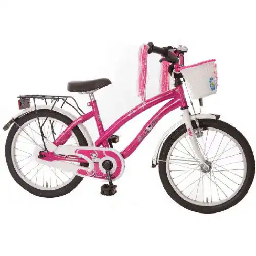 18 Zoll Kinderfahrrad Bachtenkirch Dream Cat in Purpur und Weiß