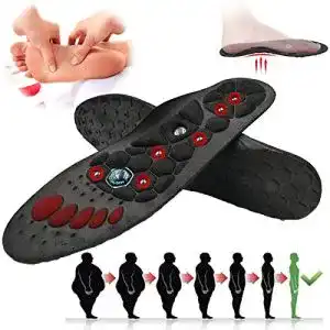 Magnetische Einlegesohlen mit Akupressur für Massage und Wohlbefinden