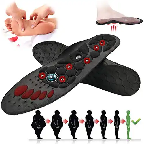 Magnetische Einlegesohlen mit Akupressur für Massage und Wohlbefinden