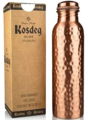 Kupfer Trinkflasche Kosdeg Gehämmert 34 oz