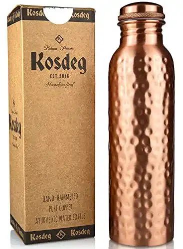 Kupfer Trinkflasche Kosdeg Gehämmert 34 oz