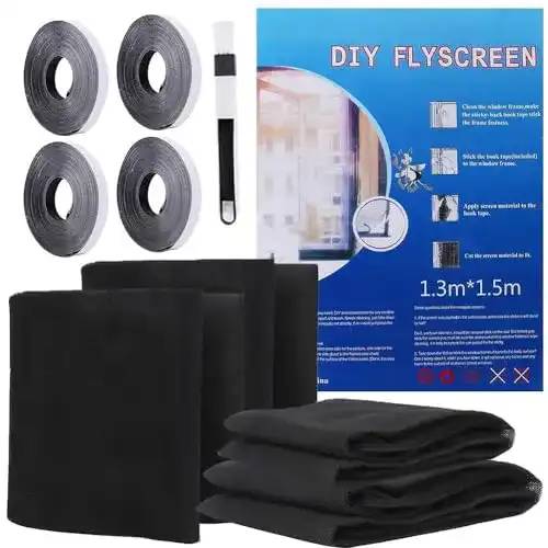 Fliegengitter YANGTE Fenster Insect Stop 4er Pack, Insektenschutz