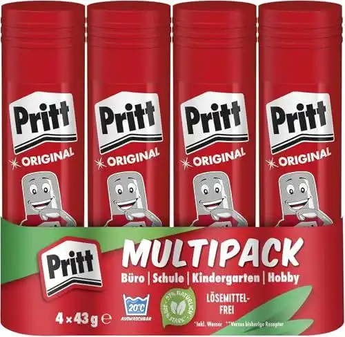 Pritt Klebestift kinderfreundlicher und sicherer Kleber für Bastelarbeiten